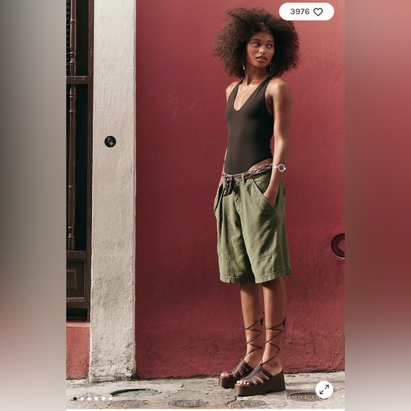 Free people Sydney Halter Bodysuit. NWT. Navy academy - Picture 7 of 8